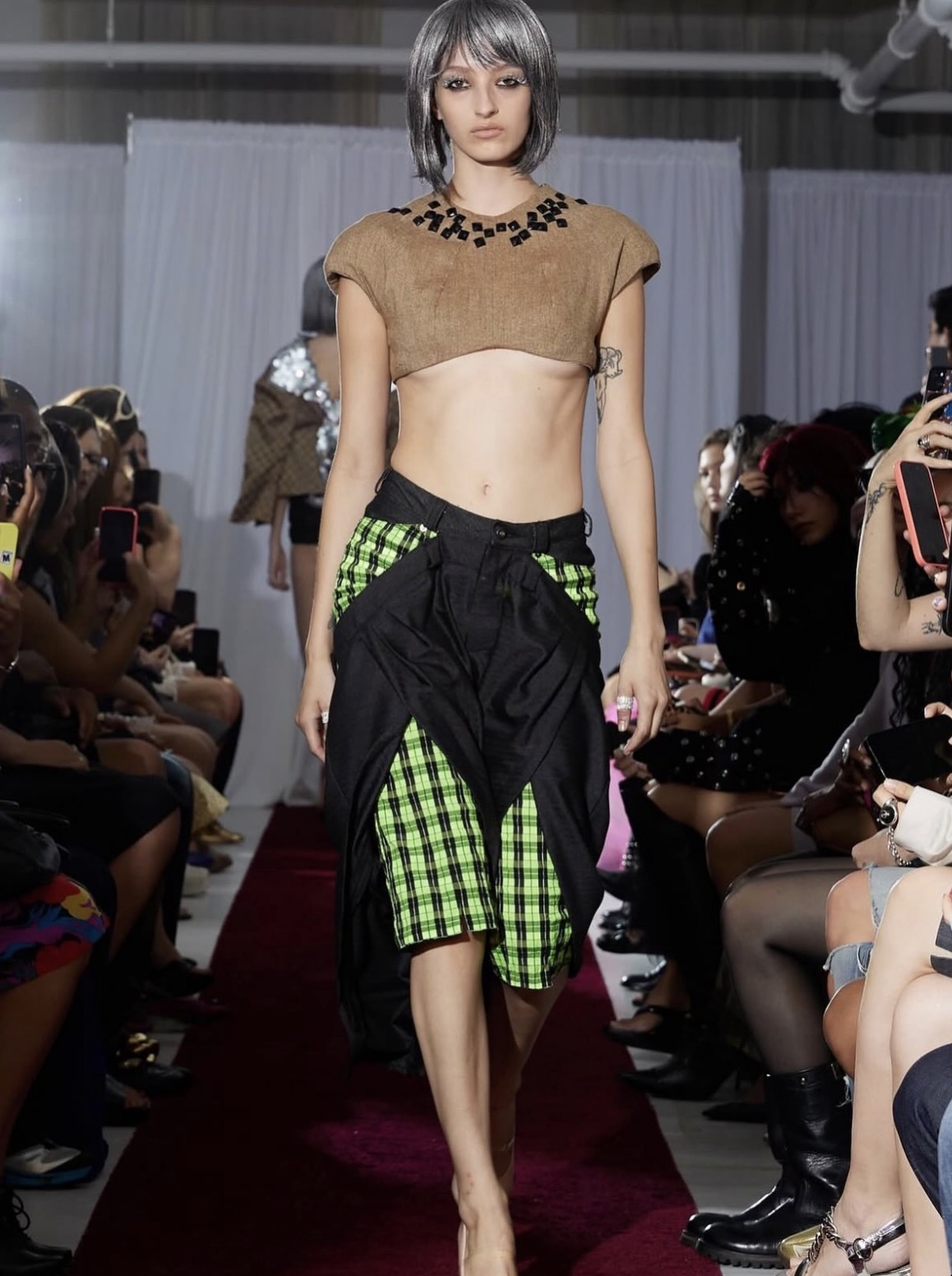 Madilynn walking for Ben Doctor at NYFW